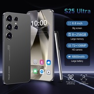Handphone S25 Ultra Phone Murah Smartphone 8+256GB 6.8inch Android Mobile Phone