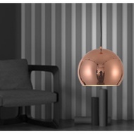 LED Art Chandelier Ceiling Style Single Head Rose Gold E27 Lamp Holder Iron Plated North District