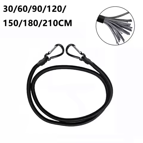 30-210cm Telescopic Elastic Rope Lightweight Hook Elastic Rope Travel Luggage Binding Rope Luggage P