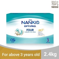 NAN Kid OptiPro Four Powdered Milk For Children Above 3 Years Old 2.4kg