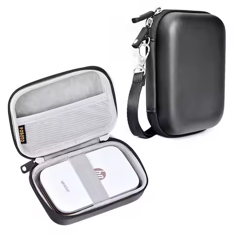fosoto Portable Case Shell Cover Travel Carrying Storage Bag For ZIP Mobile Printer HP Sprocket Port
