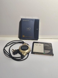 ONKYO MD Portable MiniDisc Player MD-P20 with Accessories