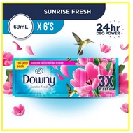 DOWNY Laundry Fabric Conditioner | SUNRISE FRESH | 69ML X 6 Sachets | Tripid PACK