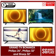 Philips 24PHT5565 24 Inch LED TV | Digital DVB-T2 LED TV | Official Philips Singapore Product | SG