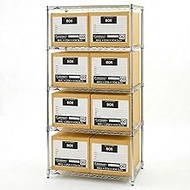 Do MK9018-5A Luminous Slim Rack Steel Rack, Storage Shelf, 35.4 inches (90 cm), 5 Tiers, Commercial