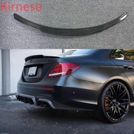 For Mercedes W213 spoiler E Class 4-Door Sedan E200 E220 E250 E300 2016-2018 Carbon Fiber Rear Trunk