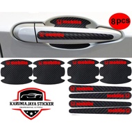 Sticker cutting Carbon handle 8pcs HONDA MOBILIO Newest Car Door handle Protector