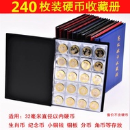 Collection Book 240 Coins Coin Collection Book Commemorative Coin Protection Book Zodiac Coins Copper Plate Copper Coins Ancient Coin Book RMB Coin Book