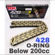 RK RANTAI ORING GOLD GS428KLO 122L 132L RK CHAIN ORING GOLD JAPAN RK Y16 Y15 R15M MT15 RS150 VF3I CB
