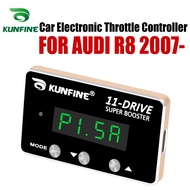 KUNFINE Car Electronic Throttle Controller Racing Accelerator Potent Booster For AUDI R8 2007-After 