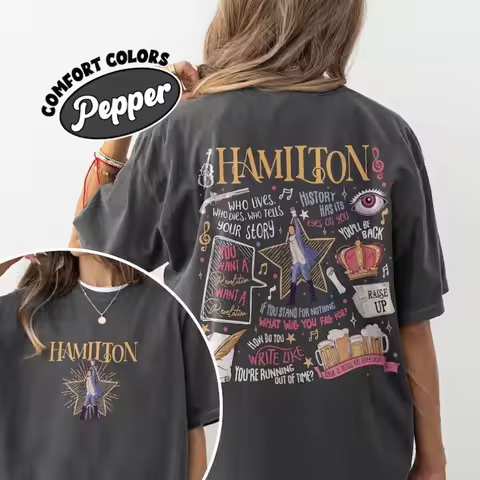 Hamilton Musical Quote Shirt, Lin Manuel Miranda Inspired Revolutionary Line Tee, Vintage American B