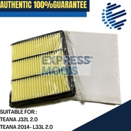 100% ORIGINAL NISSAN AIR FILTER 16546-JN30A TEANA J32L 2.0 TEANA 2014- L33L 2.0