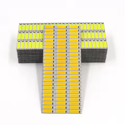 5PCS 25x7mm 1W COB LED Chip Light Source Tiny 3V 3.7V LED Bulb Warm Cold White 3000K 6000K for Work 