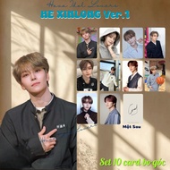 Set of 10 Ha Ham Long Corner Cards (ALPHA DRIVE ONE) He Xinlong - Ha Heum ryong Unoff with Sleeve