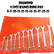Diamond Wrench Set 8-22 mm Spanner Set of 11 Spanner