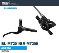 ★飛輪單車★ SHIMANO ACERA BL-MT201/BR-MT200 油壓碟煞組 樹脂來令片(已組裝)