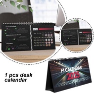 F1 Race Car Month Calendar F1 Month Calendar 2025 Portable Desk Calendar Planner Story Images for Be