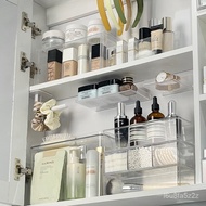 Bathroom Mirror Cabinet Storage Box Acrylic Grid Skin Care Products Cosmetic Shelf Bathroom Countertop Organize Fantasti