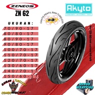 ZENEOS ZN62 TIRES TUBELESS TIRE/ Ring 17 FREE VALVE + WRAPPING R17 MOTORCYCLE TIRE/ JUPITER Z VIXION