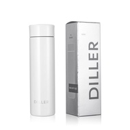【Diller】清風便攜316超輕量不鏽鋼保溫杯300ml-白色
