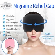 Migraine Relief Cap Gel Headache Relief Hat Comfortable Stretchy Ice Cap Cold Compress Stress Relief