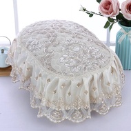 Round Rice Cooker Cover Anti-dust Cover Rice Cooker Cover Towel Pastoral Lace Protective Cover Household Pressure Cooker Anti-dust Cover