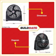 ☃ ▦ ◙ BUILDMATE Hanabishi Electric Fan Ground Floor Fan Hurricane Fan 20" Inch Adjustable Stand HHU