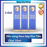 [Xu][4+1][Reward]Kim Tiền - Dầu nóng thoa bóp xương khớp dạng lăng dầu nóng không lạnh nha bà con