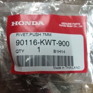 RIVET, PUSH 7MM 90116-KWT-900 #A13