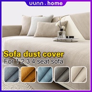 Chenille Sofa Cover Cotton Sofa Protector Washed Sofa Cover Protector Non-slip 1 2 3 4 Combination L Shape Sofa Cover