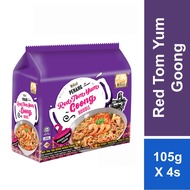 Mykuali Penang Noodle Red Tom Yum Goong 105g X 4s