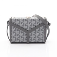 [มือสอง] กระเป๋าสะพายไหล่ Goyard GOYARD ทรงกระเป๋าเดินทาง Minaudière สีเทา ทำจากผ้าแคนวาสเคลือบ PVC 