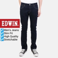 EDWIN MEN'S JEANS SLIM FIT RAW DENIM