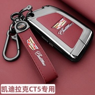 2024 Cadillac CT5 Key Cover 20-21-23-25 CT5 Dedicated High-End Metal Buckle Case Male