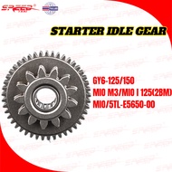 STARTER IDLE GEAR for MOTORCYCLE SPEED THAI GY6-125/150/MIO M3/MIO i 125(2BM) 2SX-14T-65T/MIO/5TL-E5