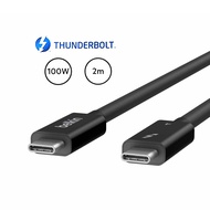 【BELKIN】USB-C 轉 USB-C高速傳輸線 (Thunderbolt 4) 2M INZ002bt2MBK