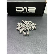 5mm twisted screw T8 INOX 304 2.3cm