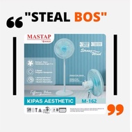 Standfan mastap 16 inch M-162 tiffany Blue aesthetic fan (biru/BLUE) 5 blades stand fan mastap 16 in