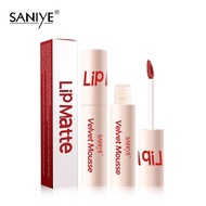 Ok_ngeng (ORI) SANIYE L1223 Velvet Lip Mousse || Lip Cream