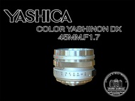 YASHICA COLOR YASHINON-DX 45MM.F1.7 MODIFIED M39 MOUNT