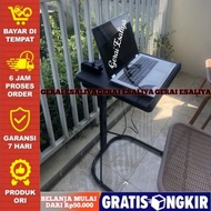 TerBaru Meja Lipat Laptop / Meja baca PORTABLE HITAM 100% ORIGINAL