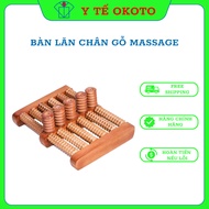 Wooden Foot Massage Roller (Large 6 rows 31 X 24 X 10 Cm), (Small 5 rows 17 x 29 x 4.5 cm.)