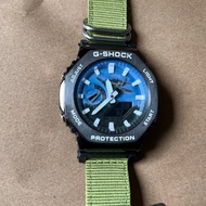 GM-2100CB Modified aircraft Sports watch woven watch strap Metal shell resin watch strap m762