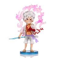 10cm One Piece GK Anime Figure Luffy Gear 5 Figures Nika Luffy Model PVC Statue Doll Collectable Decora Toys