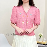 [MARCHIE] READY STOCK BANGKOK - Pastel Bear Top Cute Women's Bear Top Cute Women's Clothes/