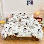 Cadar & Selimut All Size Cartoon Cotton Fitted Bedsheet&Comforter Set / Cadar&Selimut Set / 床单&被套装