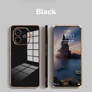 IQOO Z9 5G เคส Z9x สำหรับ Z9x Z9 IQOO เทอร์โบ5G Z 9 Z 9x Iqz9ฝาหลังกรอบโทรศัพท์เทอร์โม TPU ชุบหรูหรา