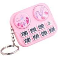 DJ Keychain - Small DJ Player Pendant - Record Player Keychain | for Backpack Handbag Purse Party Tr