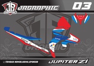 DECAL STICKER JUPITER Z1 MADALIKA SAG RACING TEAM FULL BODY - DECAL JUPITER Z1 MANDALIKA-DEKAL JUPIT