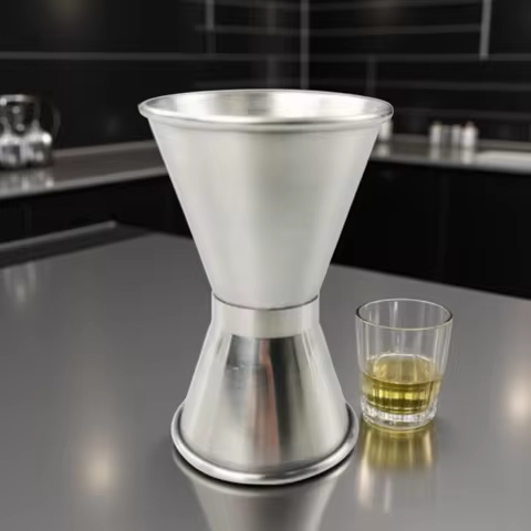 20/40ml 30/60ml Cocktail Wine Shaker Measure Cup Stainless Steel Double Shot Drink Spirit Measure Ji